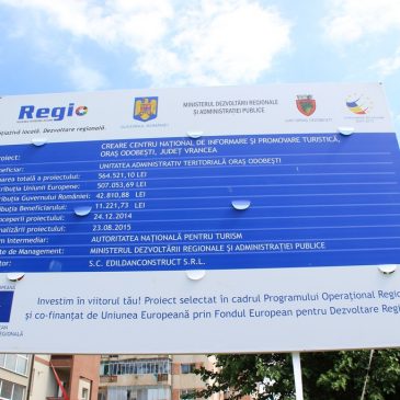 Conferința de presă privind finalizarea Centrului Turistic de Informare