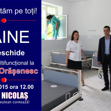 Centrul de Sănătate Multifuncţional din Odobești va fi inaugurat mâine