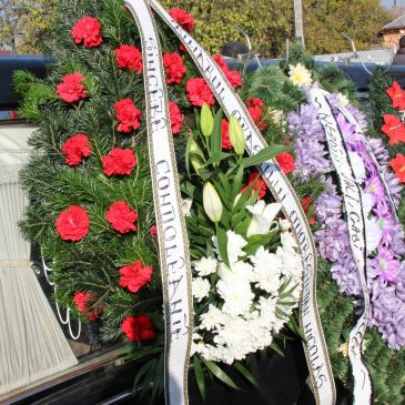 Veteranul Constantin Sima a fost înmormântat