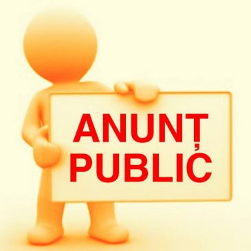 Anunț public!!!