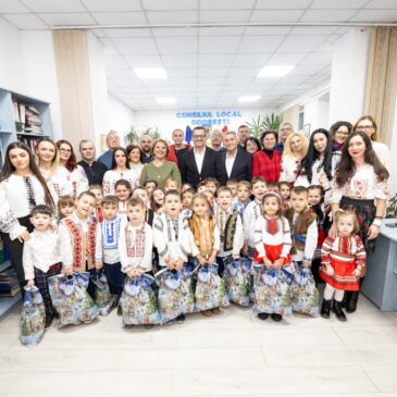 Magia colindelor a ajuns la Consiliul Local Odobești