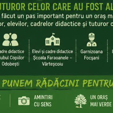 „Rădăcini de Odobești” – comunitatea care plantează viitorul